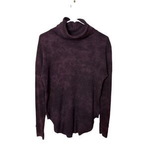 Michael Stars Womens XS Turtleneck Long Sleeve Ribbed Top